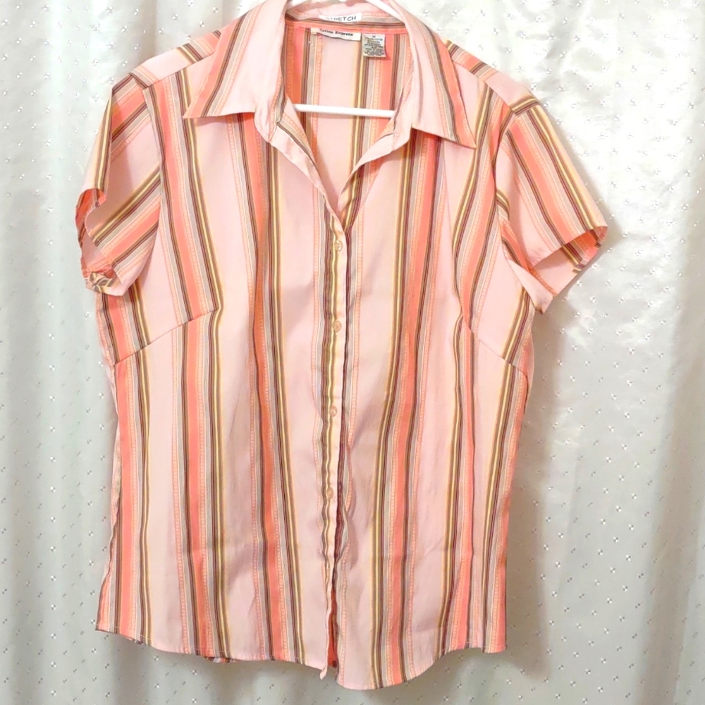 Women's Cotton Express Stretch top, size 1X